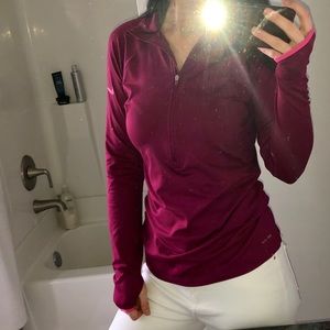 Nike Quarter Zip Jacket Dri fit fleece